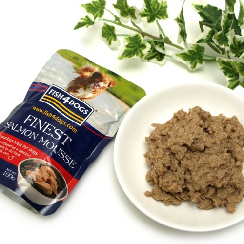 Fish4Dogs Canine Mousse Pouch Salmon 6X100Gr 1000 g