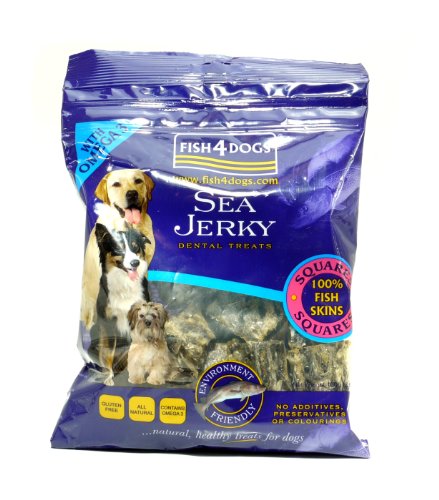 FISH4DOGS SEA JERKY SQUARES 100 GR.