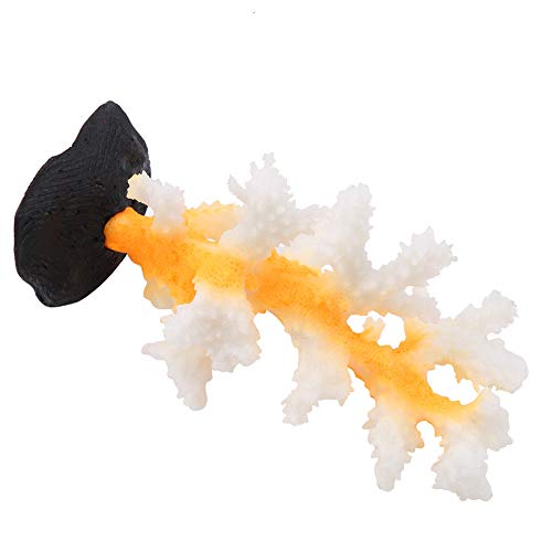 FTVOGUE - Anémona de coral luminoso para acuario, en silicona, adorno