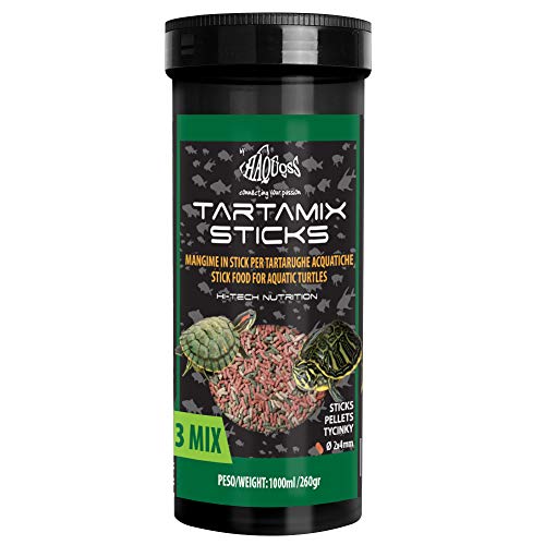 Haquoss Tartamix Sticks - Alimento para tortugas acuaticas, 1000 ml/260 gr