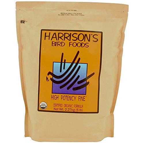 Harrisons High Potency Fine 5 LB – Dieta de Loro Completa, Paquete de