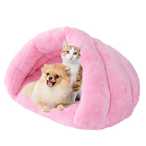 IEUUMLER Saco de Dormir Casa y Sofá para Perros Gato Puppy Conejo Mascota IE119 (Pink)