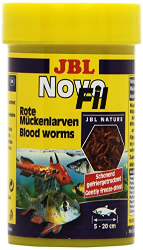 JBL Suplemento alimenticio Peces acuáticos, Larvas Rojas, NovoFil