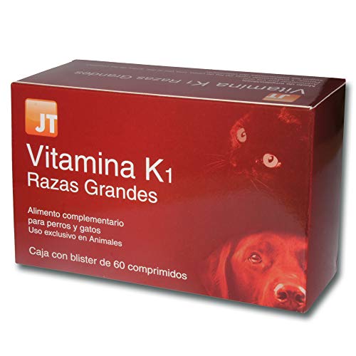 JTPharma Vitamina K1 Razas Grandes - 60 Comprimidos 100 g
