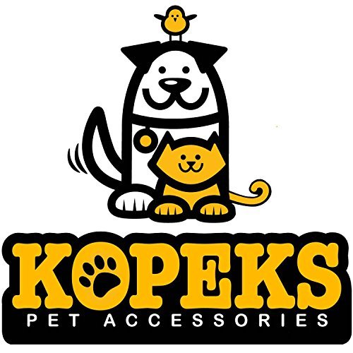 KOPEKS Mochila de Viaje con Ruedas para Perros, Gatos, Mascotas - Portador de Viaje Transporte Perros - Negro