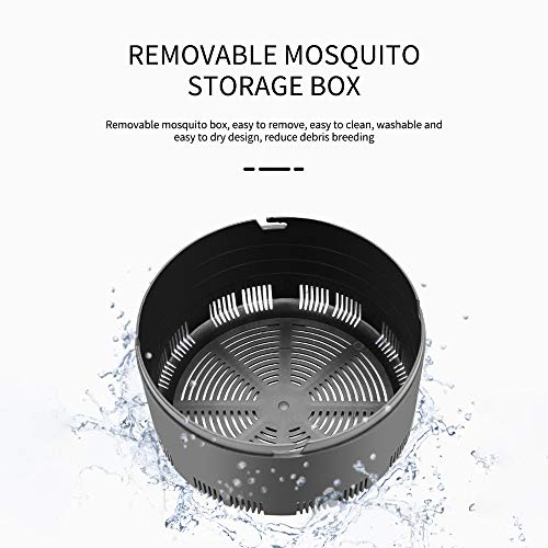 Lámpara LED portátil para Matar Mosquitos, USB Insect Killer Bug Zapper Repellent Anti,Blanco