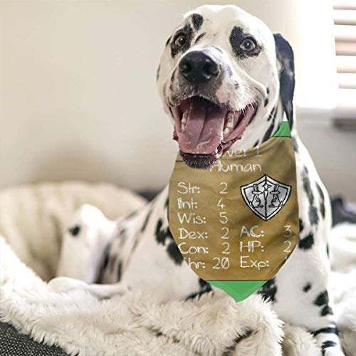 leyhjai Nivel 1 Collares de pañuelo para Perros Humanos Triángulo Pañuelo para el Cuello Baberos Bufandas Accesorios Gatos para Mascotas y Cachorros de bebé Toalla de Saliva