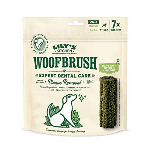 Lily's Kitchen Palito Woofbrush Pequeño de Cuidado Dental para Perro Pack de 7 (7X 22g)