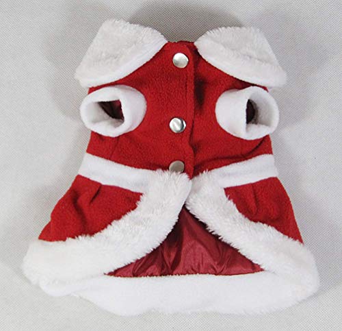LLSS Pet Fashion Santa Claus Jacket Doggy Christmas Costume Puppy Outwear Perros Gatos Abrigo Ropa