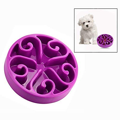 OFKPO Perro alimentador alimentación Lenta Pet Bowl - Saludable diseño Bol para Perro de Mascota, Reducir significativamente la Velocidad de Comer Perro