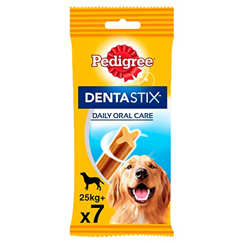 Pack de 7 Dentastix de uso diario para higiene oral para perros grandes | [Pack de 10]