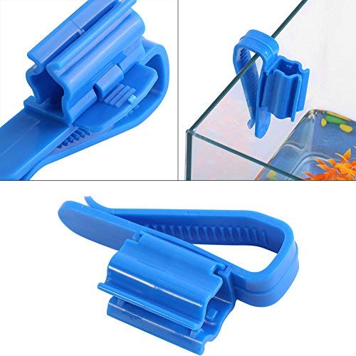 Paquete de 2 soportes para manguera de acuario para acuario, tubo de agua, tubo de montaje de manguera para tubo de agua de 8-16 mm