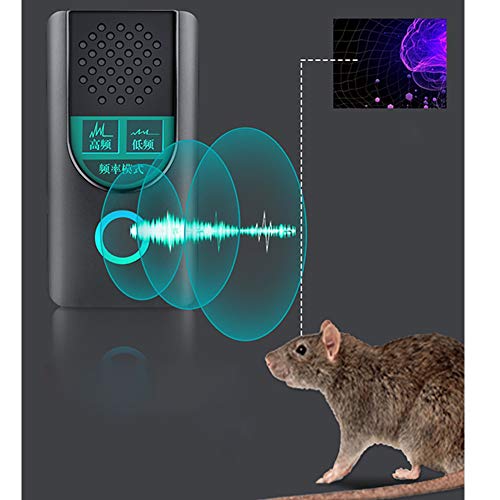 PETVE Repelente Ultrasónico para Ratones 2PCS, Repelente Doméstico para Ratones, Trampa Electrónica para Gatos, Desratización Y Repelente, Utilizado Principalmente para Roedores, Ratas, Ratones