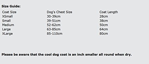Prestige Cool Coat - Abrigo para Perros (Talla S), Color Azul