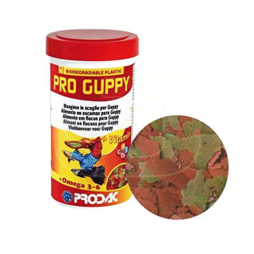 prodac Pro Guppy 250ml Alimento en Escamas Especial para guppys
