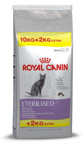 ROYAL CANIN Feline Health Nutrition Sterilised 37 Saco DE 10 + 2 Kg