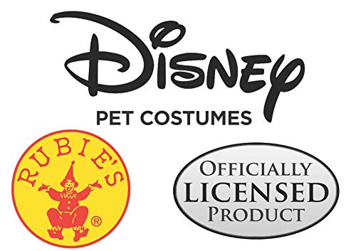 Rubies Disfraz de Disney: Pesadilla Antes de Navidad para Mascotas, Jack Skellington, tamaño Mediano