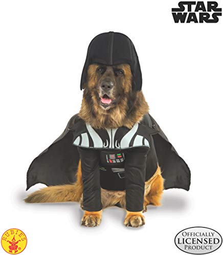 Rubies Disfraz Oficial de Star Wars Darth Vader para Perro, Perro Grande
