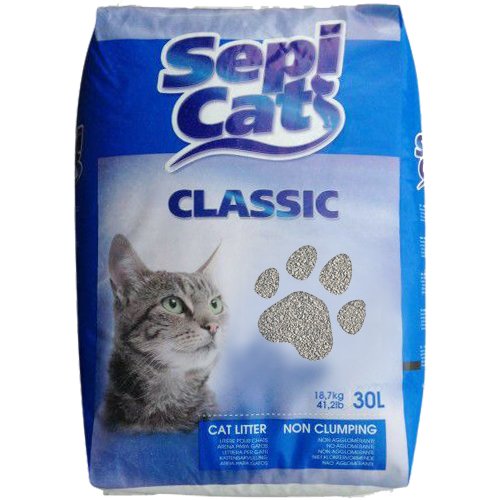 Sepicat Classic Ligero No agrupamiento Cat Litter, 30 L