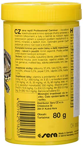 Sera 01820 Profesional Carnivor Alimento reptiles carnívoros - 01820 - 250 ml (80 g)