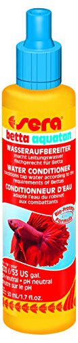 Sera 03035 Betta aquatan 50 ml – Agua del Grifo en Émbolo (5ml a 20 L de Agua) para artgerechtes, y cristalina para Lucha Peces (Betta)