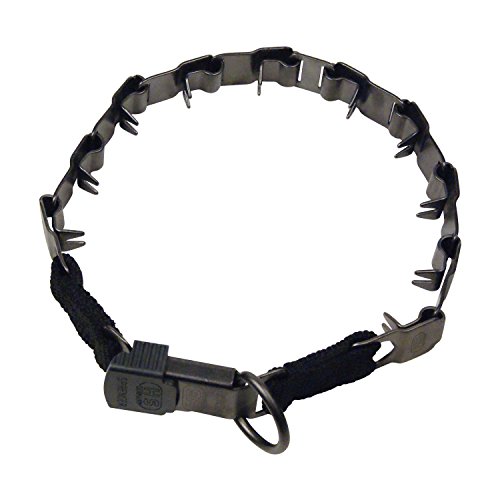Sprenger 5005001066 Collar de Adiestramiento Neck-Tech con Púas y Cierre Lock de Acero Inoxidable Negro
