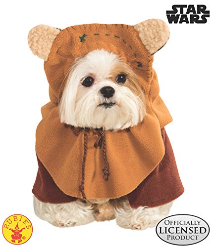 Star Wars - Disfraz de Ewok para mascota, Talla S perro (Rubie's 887854-S)
