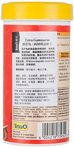 Tetra Gammarus Comida Natural para Tortugas Acuáticas 250 ml - 25 g