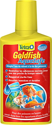 Tetra Goldfish AquaSafe – Acondicionador de agua para peces rojos – 250 ml