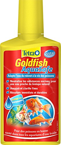 Tetra Goldfish AquaSafe – Acondicionador de agua para peces rojos – 250 ml
