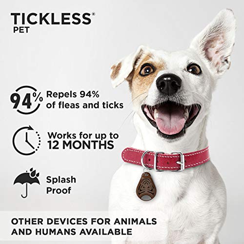 Tickless Pet Repelente ultrasónico de pulgas y garrapatas - Rosado
