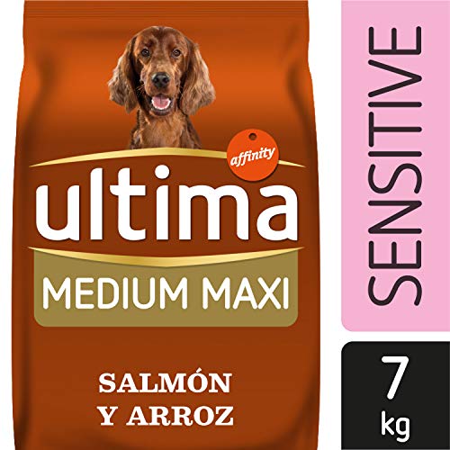 ultima Pienso para Perros Medium Maxi Sensitive con Salmón 7000 g
