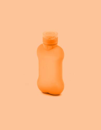 United Pets Bon Ton Pi - Botella portátil de pipí, Color Naranja