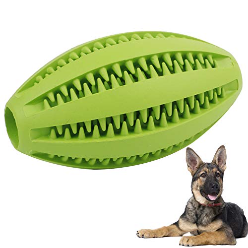 Weenoo - Pelota de juguete para perros, juguete interactivo, juguete para perros, dispensador de alimentos, bola para masticar para perros, alimentar alimentos y golosinas, para limpiar los dientes