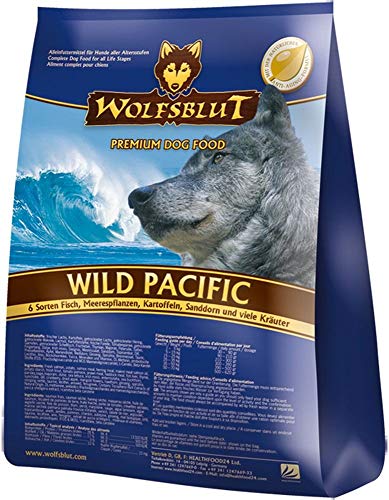 Wolfsblut Wild Pacific , Alimento Deshidratado para Perro, Sabor 6 Tipos de Pescado y Algas Marinas - 2 kg