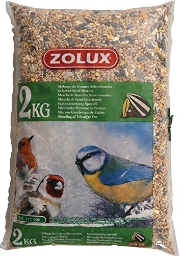 ZOLUX Granos para las aves de jardín Kg. 2 alimento para las aves