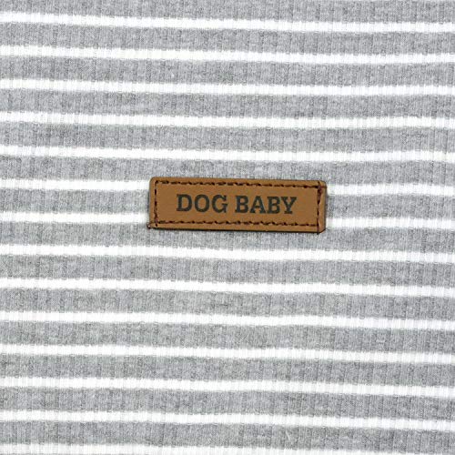 Zunea Camiseta para Perros pequeños y Gatos, Camiseta a Rayas para Verano, Chaleco de Chihuahua de algodón Suave para Cachorros
