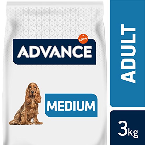 Advance Adult Medium - Pienso para Perros Adultos De Razas Medianas - Pack De 3 X 3 - Total 9 Kg 9000 g