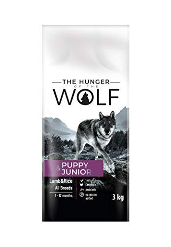 Alimento seco para cachorros y animales jóvenes con cordero y arroz de todas las especies, fórmula delicada, 3kg