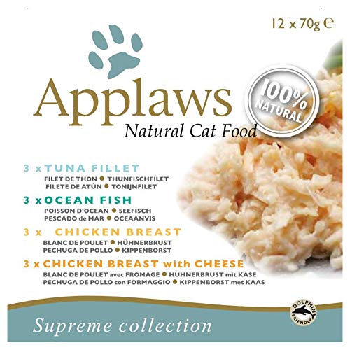 Applaws - Estaño para gatos, 1 Pack of 12 units x 70gr