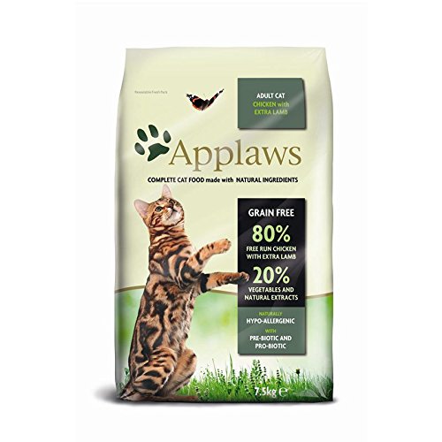 Applaws - Pollo seco para Gato con Cordero (7,5 kg)