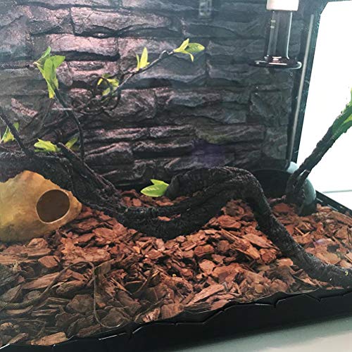 Balacoo vides de Reptil Rama trepadora decoración de hábitat para Mascotas Flexible para Camaleones Serpientes lagartos y Otros Reptiles