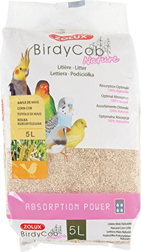 Birdycob Nature – Arena absorbente para pájaros – 5 L