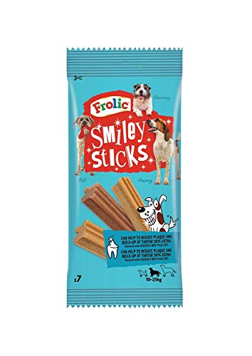 Bolsita de 175g de Smiley Sticks para perros (Pack de 10)
