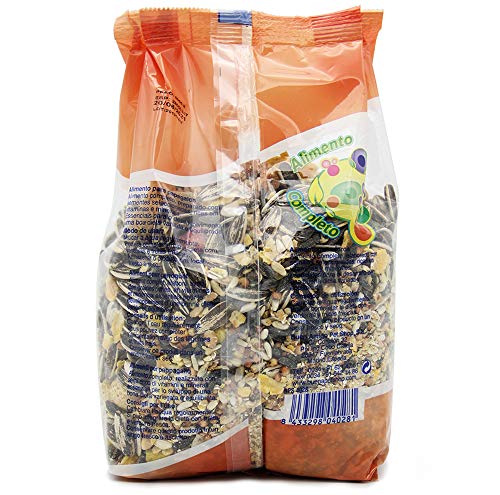 BPS Pienso Loros Alimento Completo Papagayo con Formula Alta Energía Material Natural 400g/600g/Pack para Elegir (Snack) BPS-4028