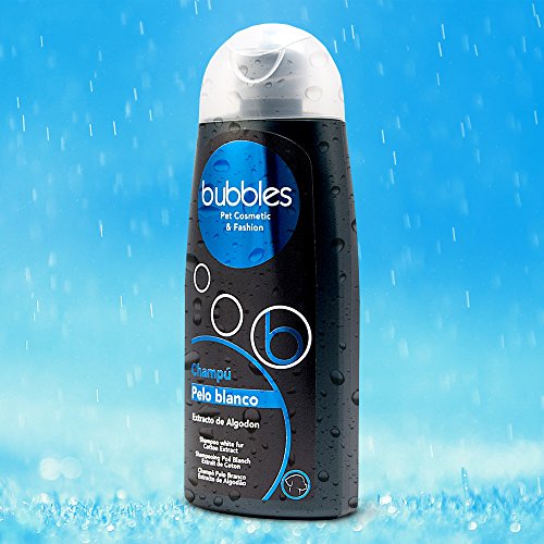 Bubbles - Champú Pelo Blanco Extracto Algodón, 0.25KG