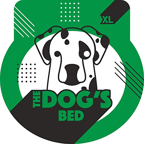 Cama ortopédica para perro The Dog's Bed Heritage Collection XL azul/rojo impermeable de espuma viscoelástica cama para perro