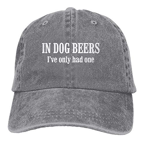 Cervezas para Perros Solo he Tenido una Gorra de algodón Ajustable