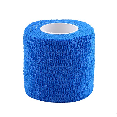 Cinta adhesiva impermeable, 5 rollos para adherir al rollo de cinta elástica para tobillo y esguinces