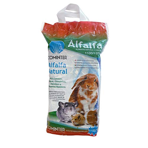 Cominter Alfalfa para Roedores Deshidratada - Bolsa con 1,1/1,2 kg